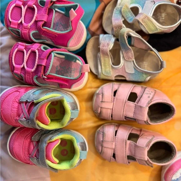 Colorful Kids Sandals and Sneakers - Picture 1 of 2